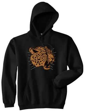 Jaguar Print Mens Pullover Hoodie
