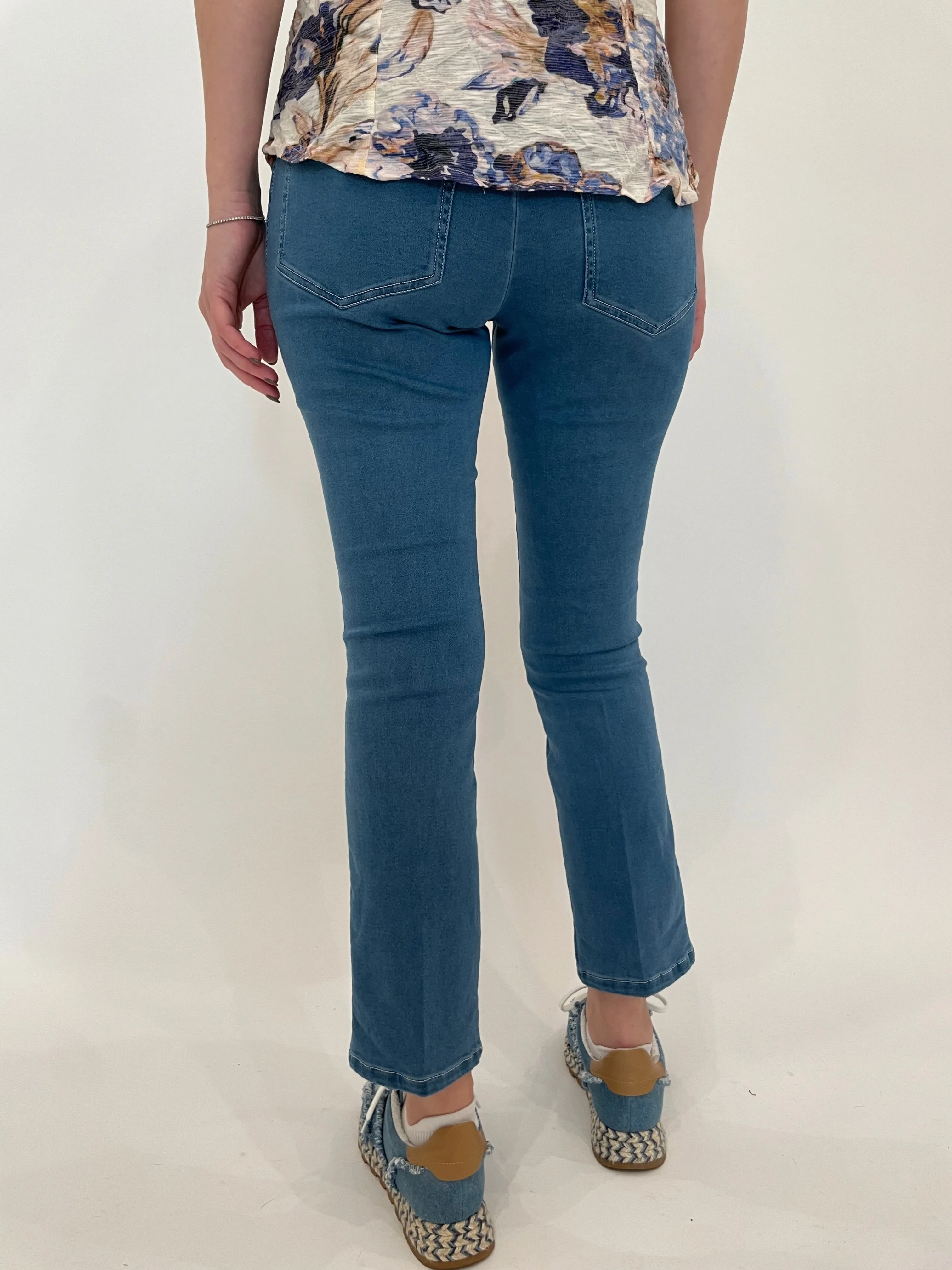 Joey Crop Jeans - Denim
