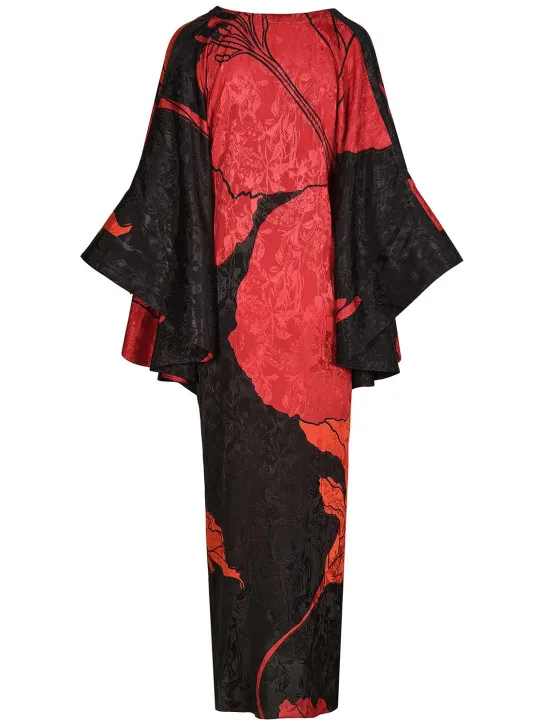 Johanna Ortiz   River Classing print jacquard midi dress 