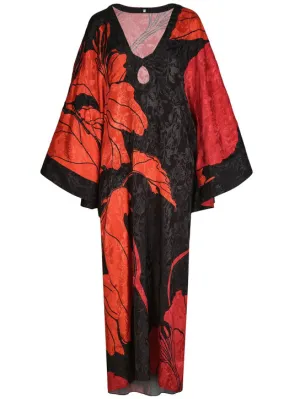 Johanna Ortiz   River Classing print jacquard midi dress 