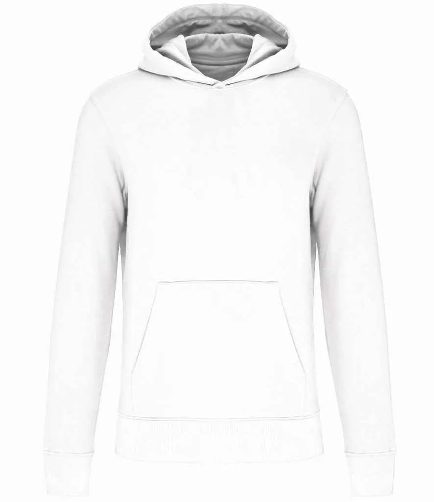 Kariban Kids Eco Friendly Hooded Sweatshirt | White