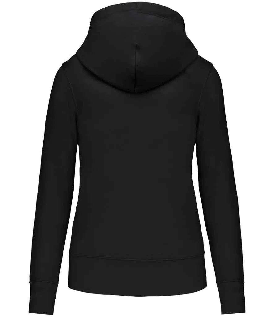 Kariban Ladies Eco Friendly Hooded Sweatshirt | Black