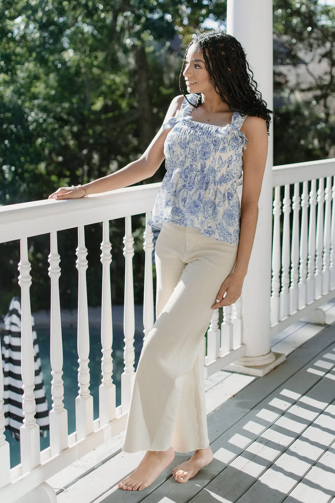 Khaki Wide Leg Jeans