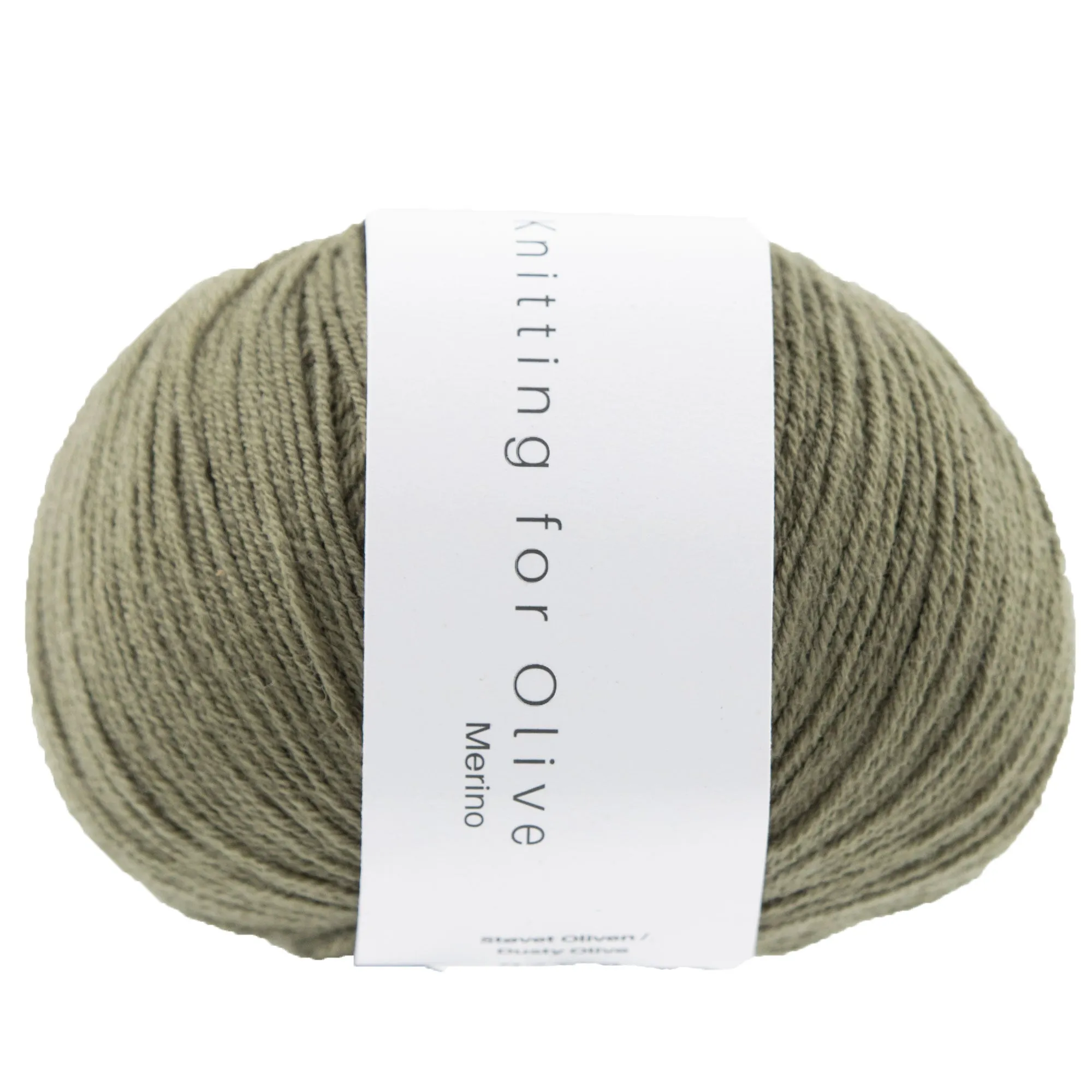 Knitting for Olive Merino Yarn - Dusty Olive