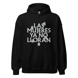 Las Mujeres Ya No Lloran Teardrops Hoodie - Black