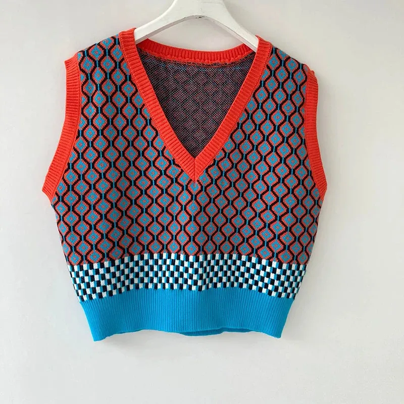 Mo Mo's Argyle Sweater Vests