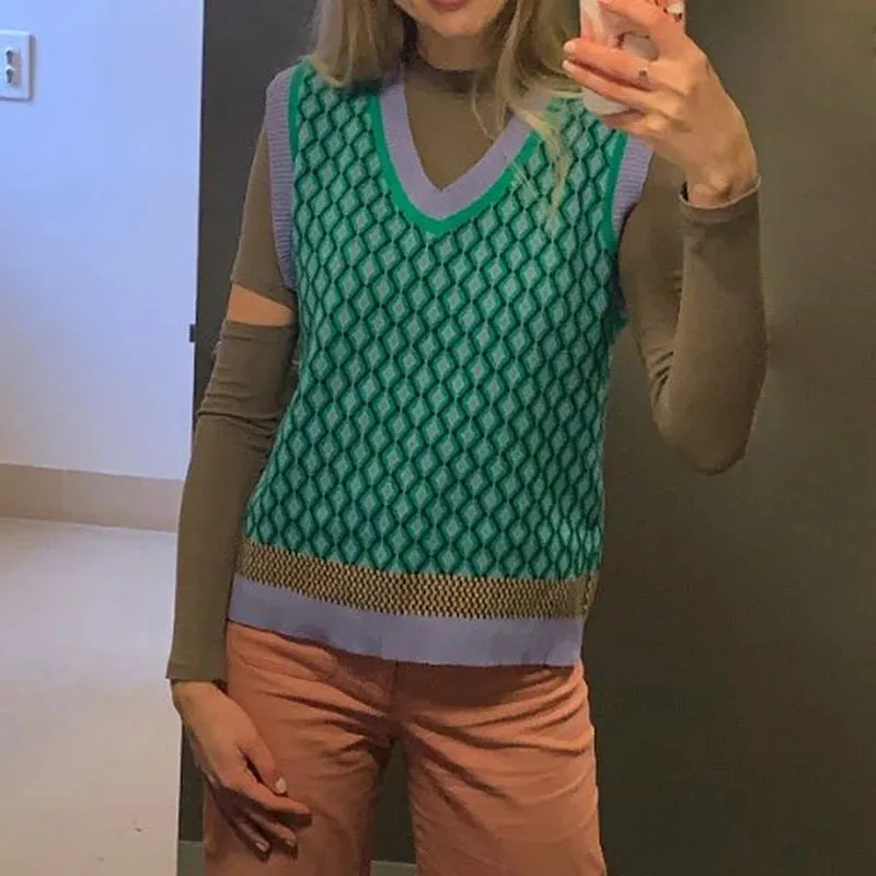 Mo Mo's Argyle Sweater Vests