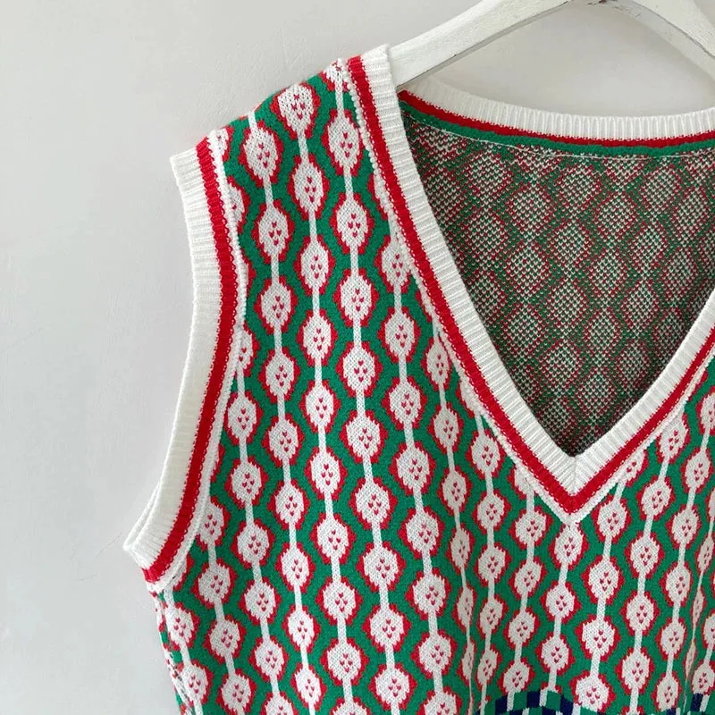 Mo Mo's Argyle Sweater Vests