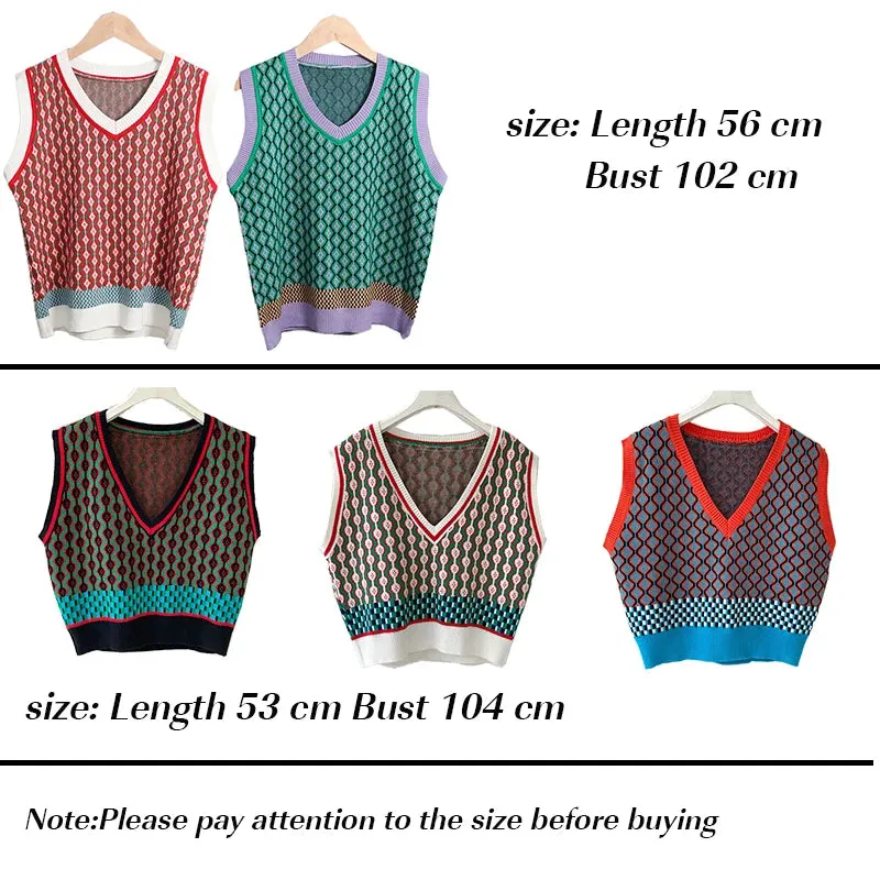 Mo Mo's Argyle Sweater Vests