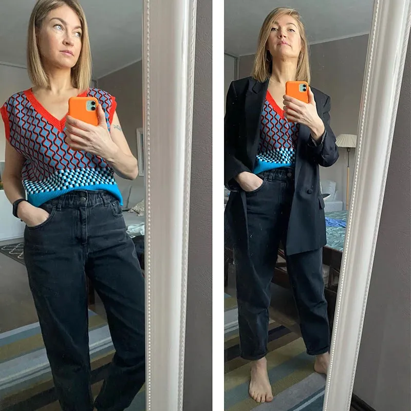 Mo Mo's Argyle Sweater Vests