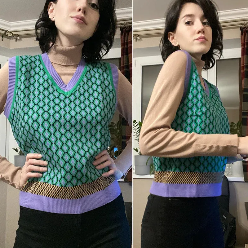 Mo Mo's Argyle Sweater Vests