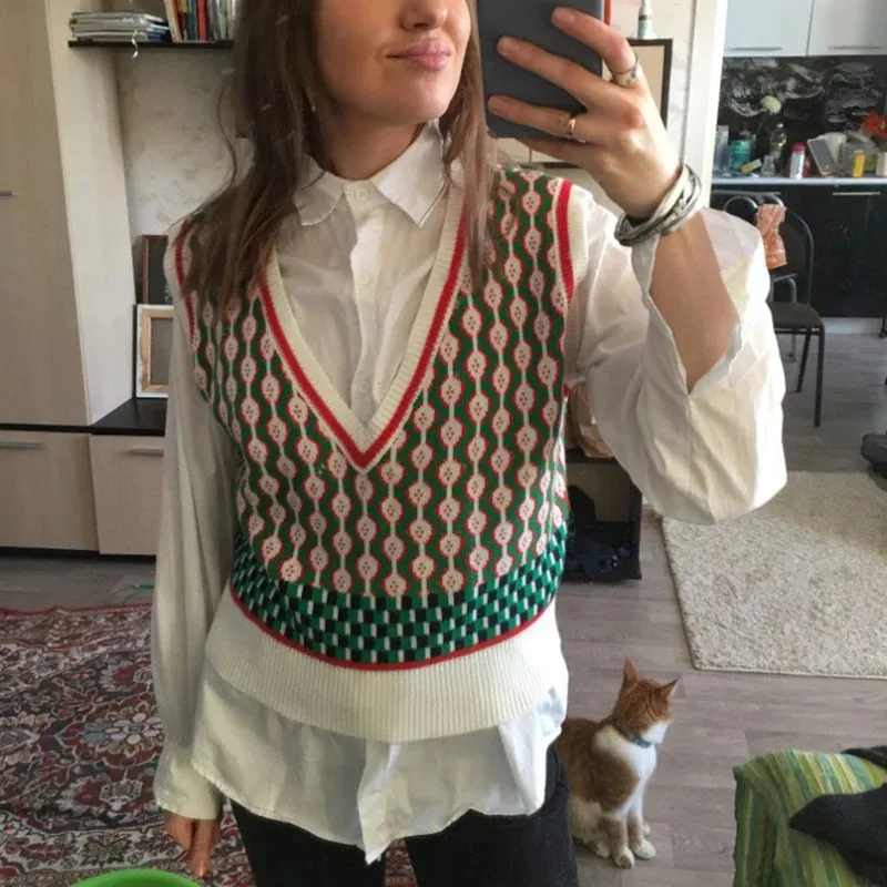 Mo Mo's Argyle Sweater Vests