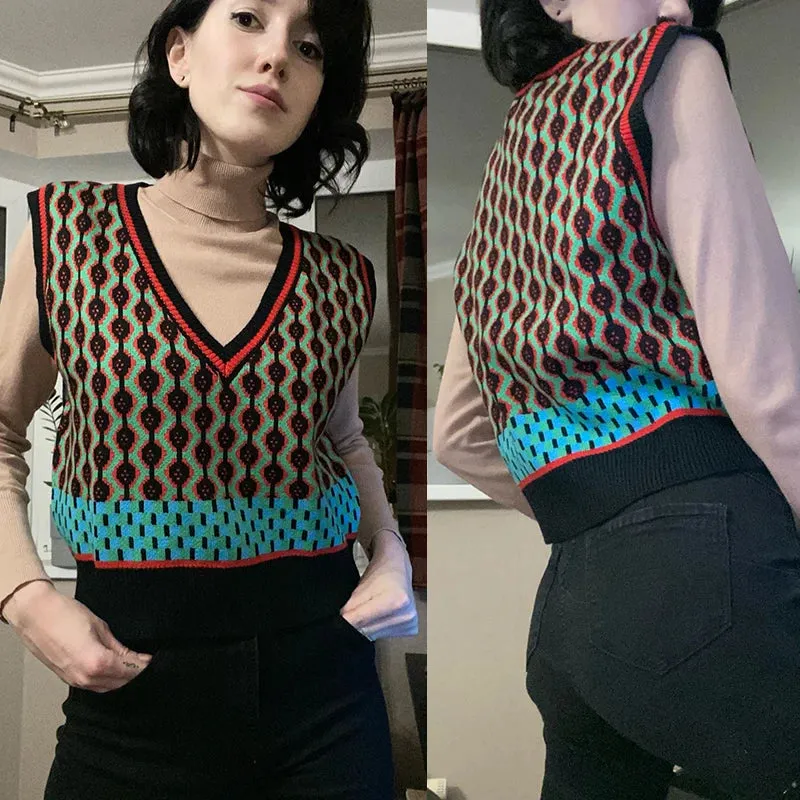 Mo Mo's Argyle Sweater Vests