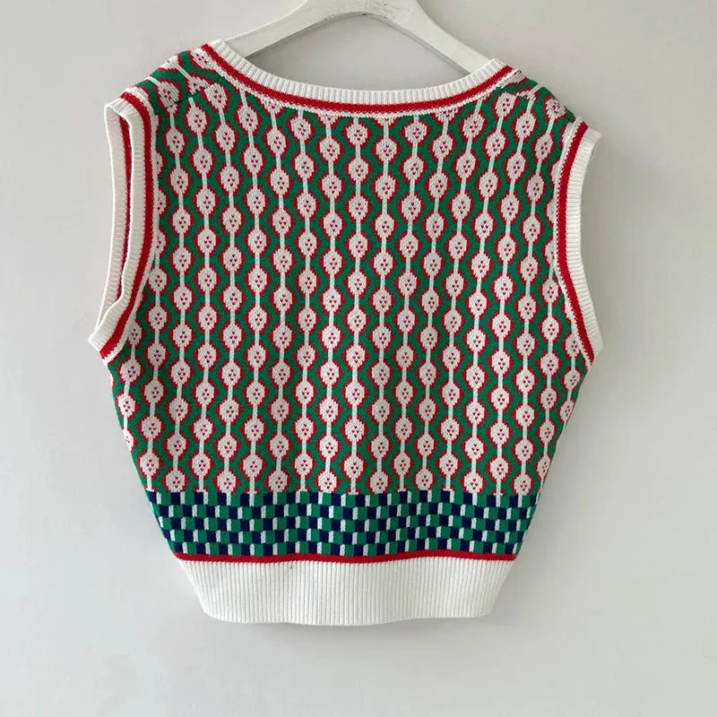 Mo Mo's Argyle Sweater Vests