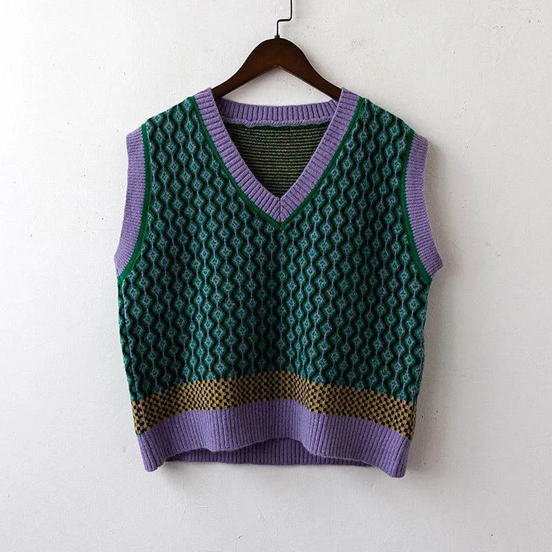 Mo Mo's Argyle Sweater Vests