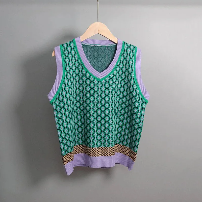 Mo Mo's Argyle Sweater Vests