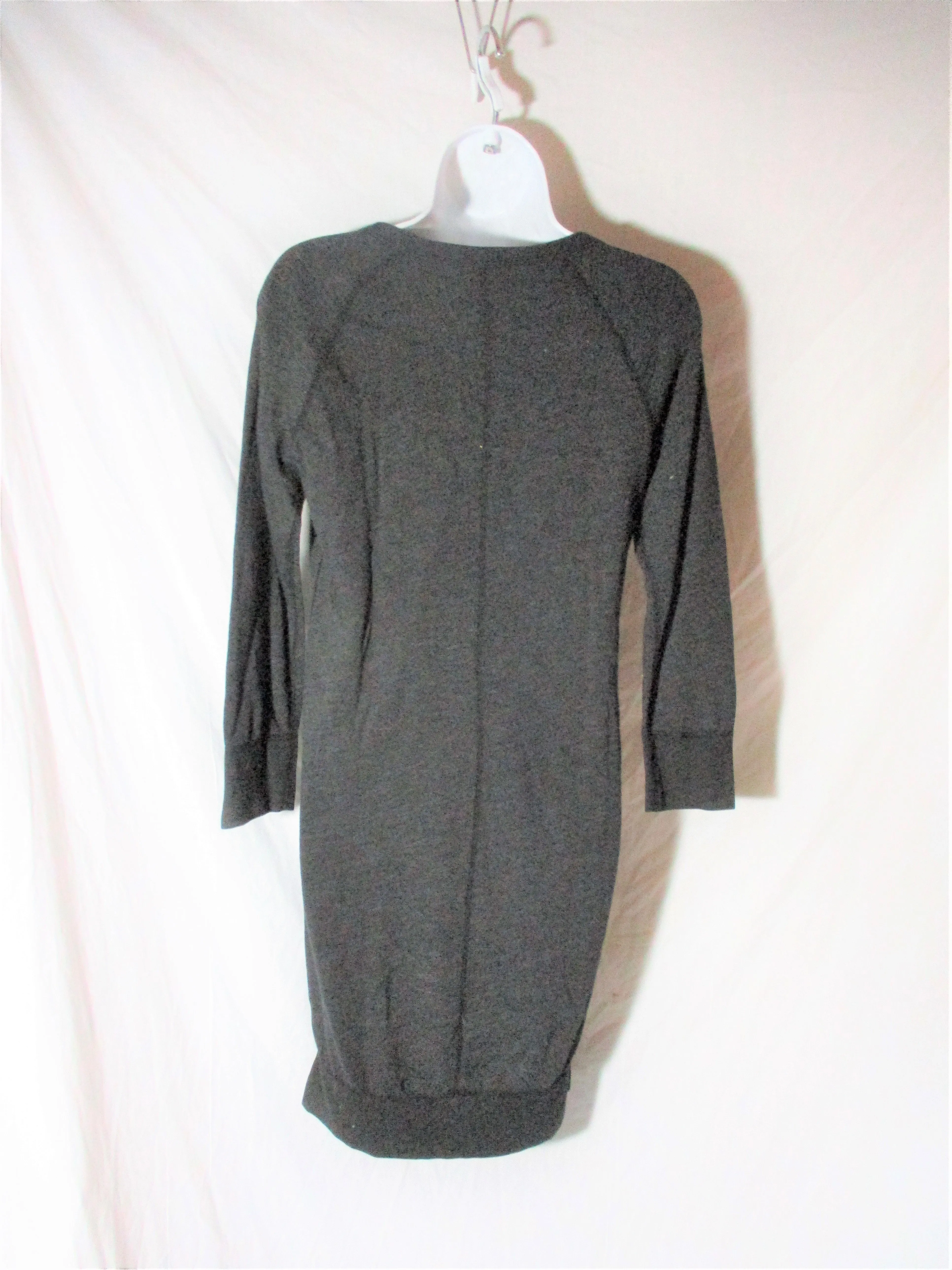 NEW NWT STANDARD JAMES PERSE USA Dress Midi 2 BLACK