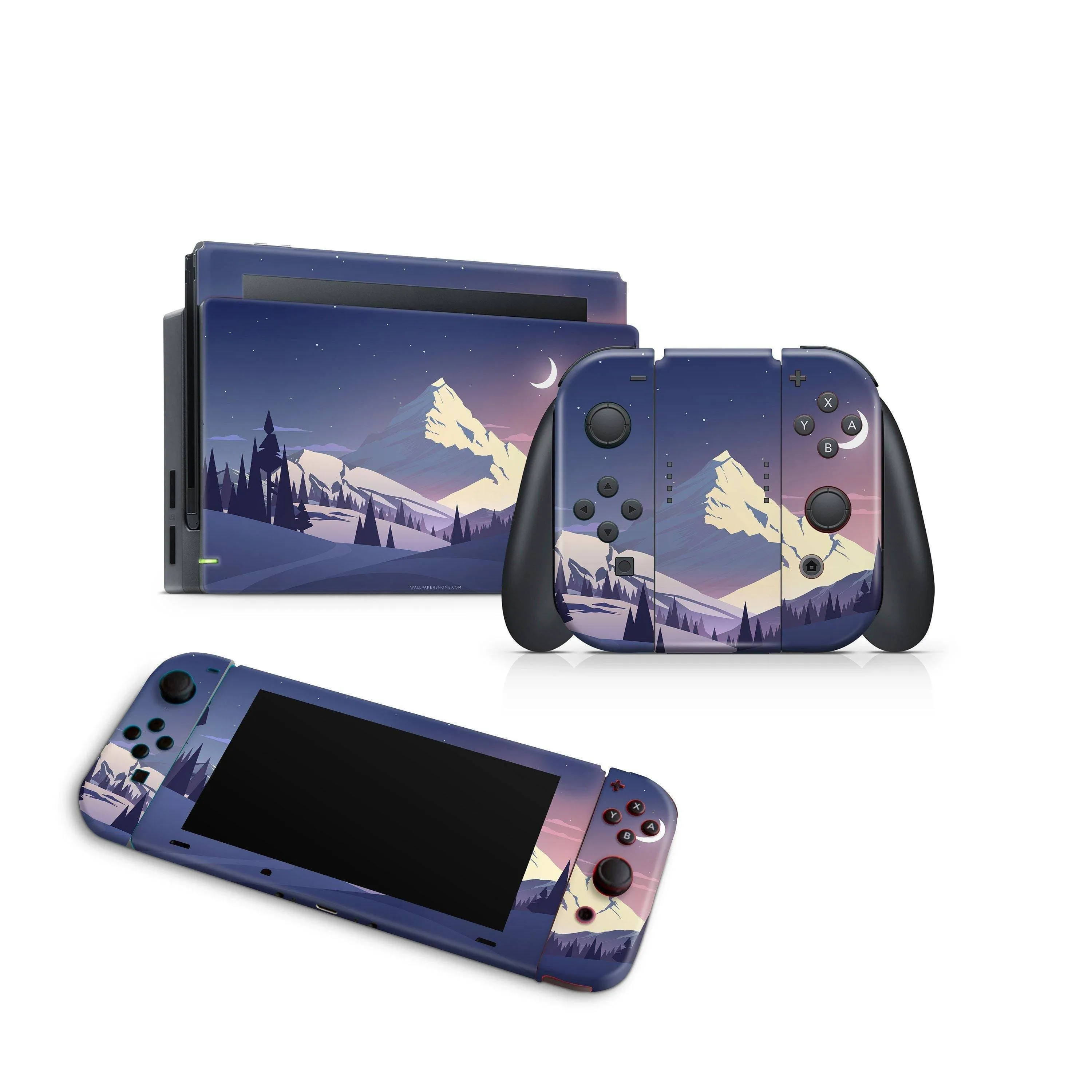 Nintendo Switch Skin Decals - Winter Season - Wrap Vinyl Sticker