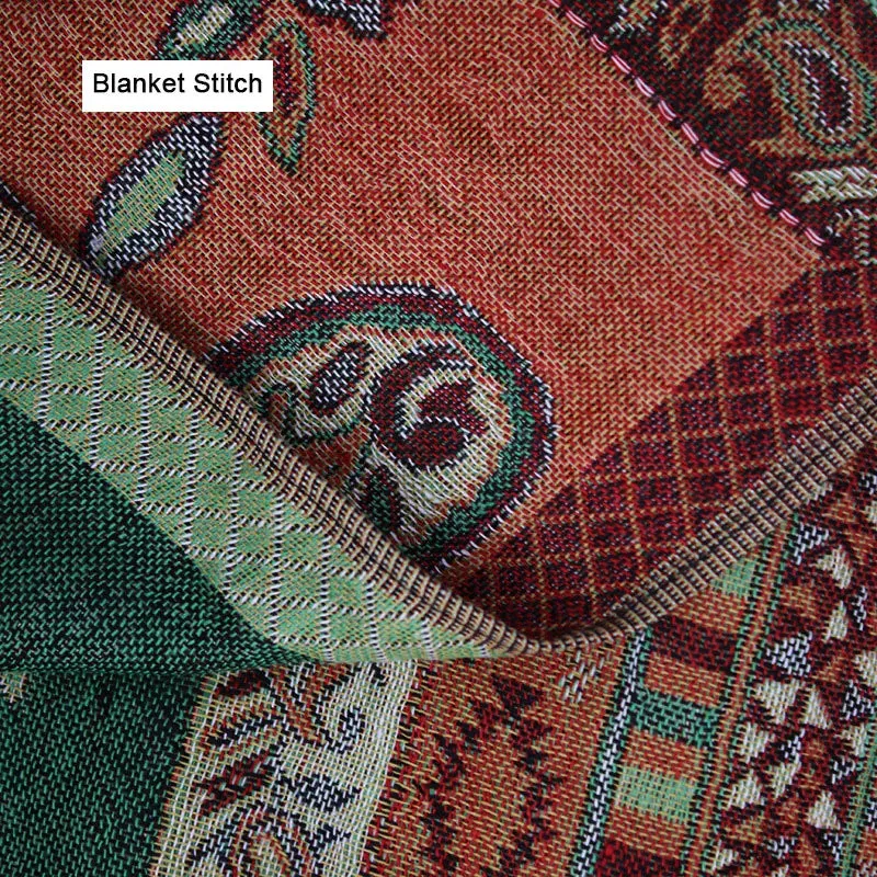 Paisley Tippet From India Winter Scarf Ethnic Scarves Stole Cotton Indian Echarpe 190*70cm