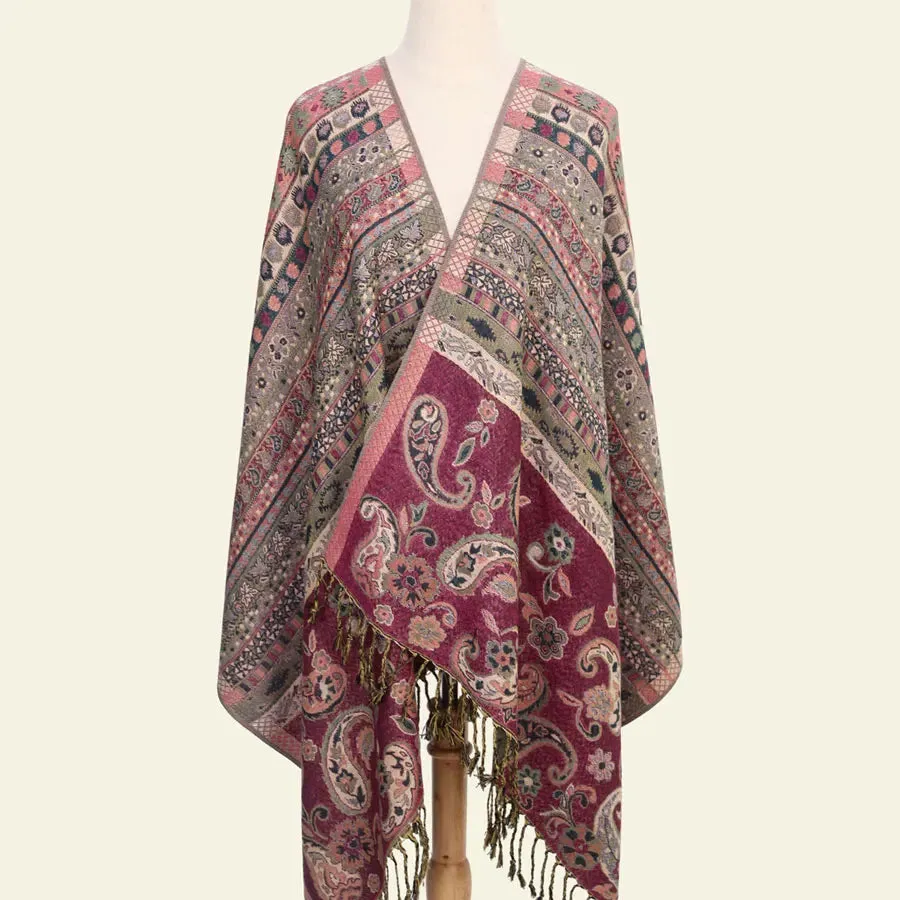 Paisley Tippet From India Winter Scarf Ethnic Scarves Stole Cotton Indian Echarpe 190*70cm
