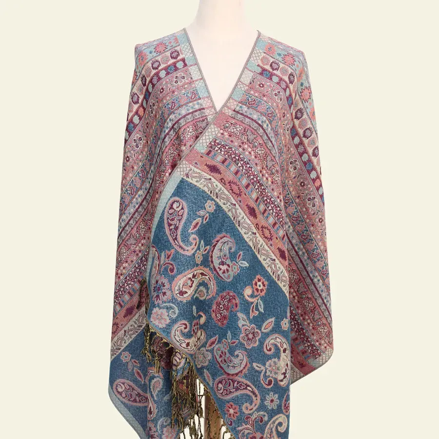 Paisley Tippet From India Winter Scarf Ethnic Scarves Stole Cotton Indian Echarpe 190*70cm