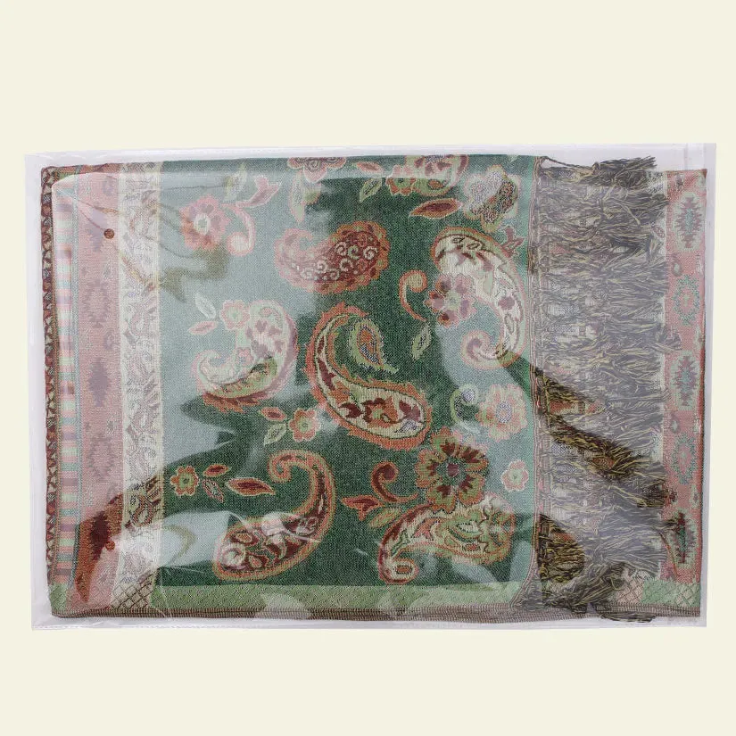 Paisley Tippet From India Winter Scarf Ethnic Scarves Stole Cotton Indian Echarpe 190*70cm