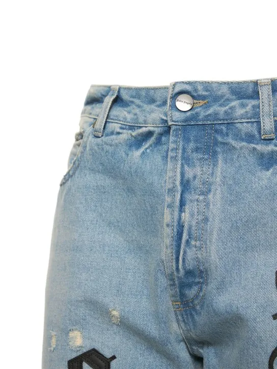 Palm Angels   Logo patch cotton denim jeans 