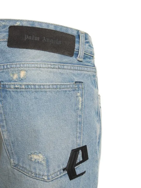 Palm Angels   Logo patch cotton denim jeans 