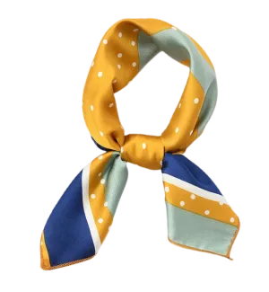 Patterned Knotted Scarf Headwrap