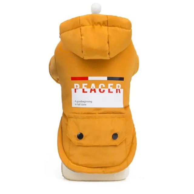 Pet Dog Winter Clothes For Small Dogs Clothing Warm Clothing for Dogs Coat Puppy Outfit Pet Glasses Clothes for Large Dog Hoodi