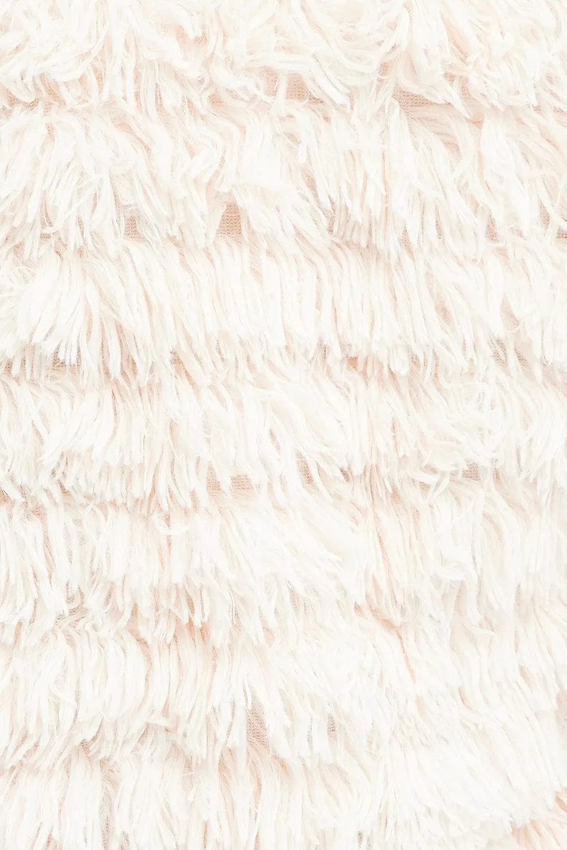 Pink Shag Faux Fur Jacket