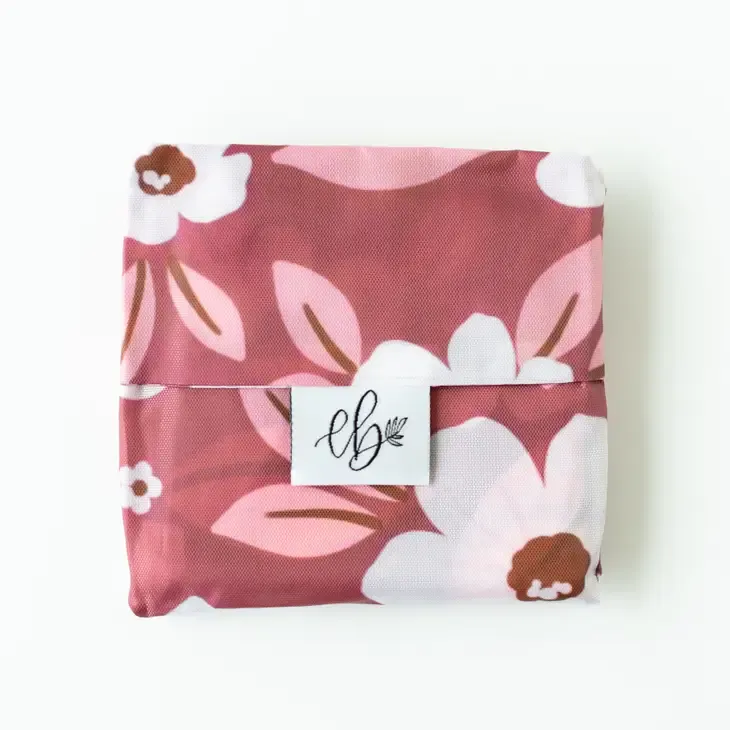 Plum Poppy Reusable Bag