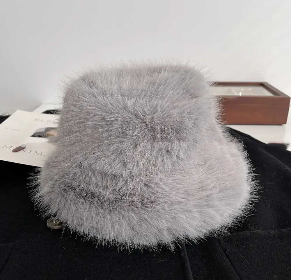 Plush Winter Bucket