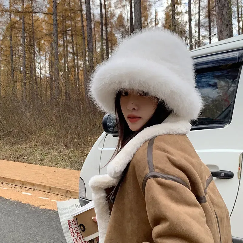 Plush Winter Bucket