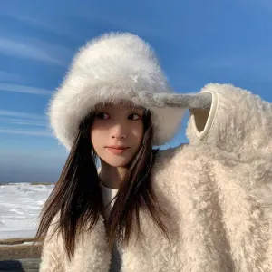 Plush Winter Bucket
