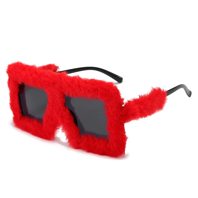 Plush Winter Women's Fashion Cats' Eye Sunglasses