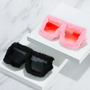 Plush Winter Women's Fashion Cats' Eye Sunglasses
