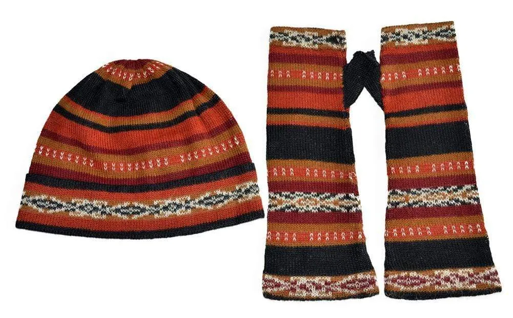 Potosi Alpaca Hat, Scarf and Gloves Set