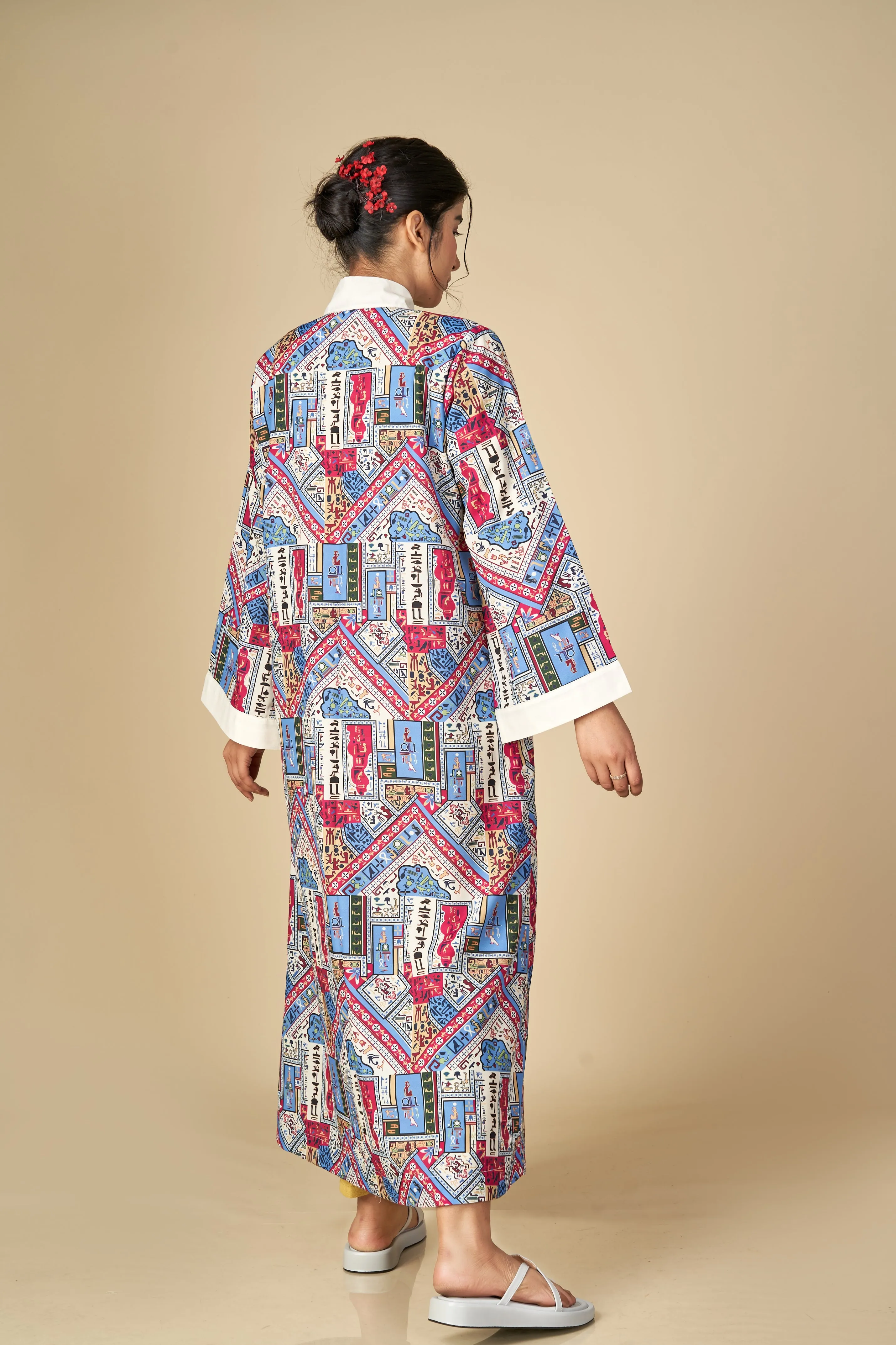 PRINTED LONG JACKET  S24-F06