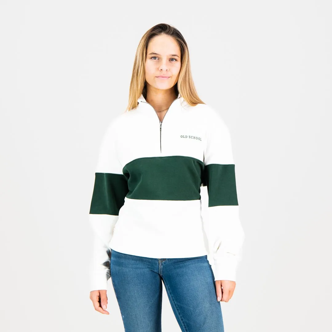 Quarter Zip Sweater - Green