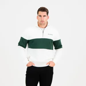 Quarter Zip Sweater - Green