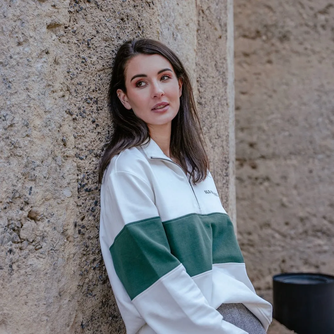 Quarter Zip Sweater - Green