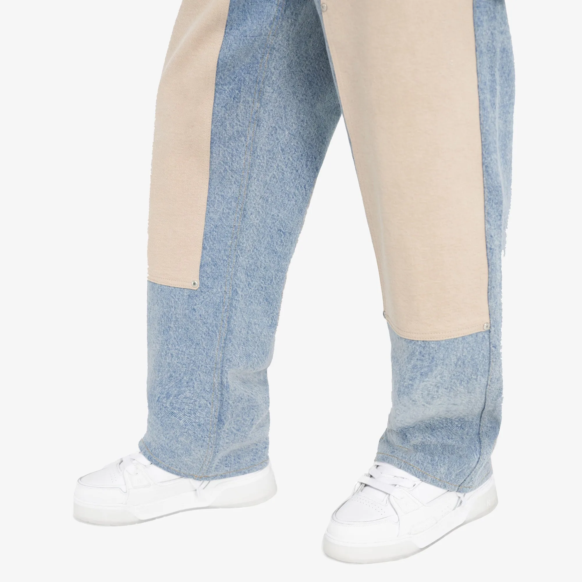 REPRESENT | R3C-V2 COLOUR BLOCK CARPENTER DENIM { BLUE