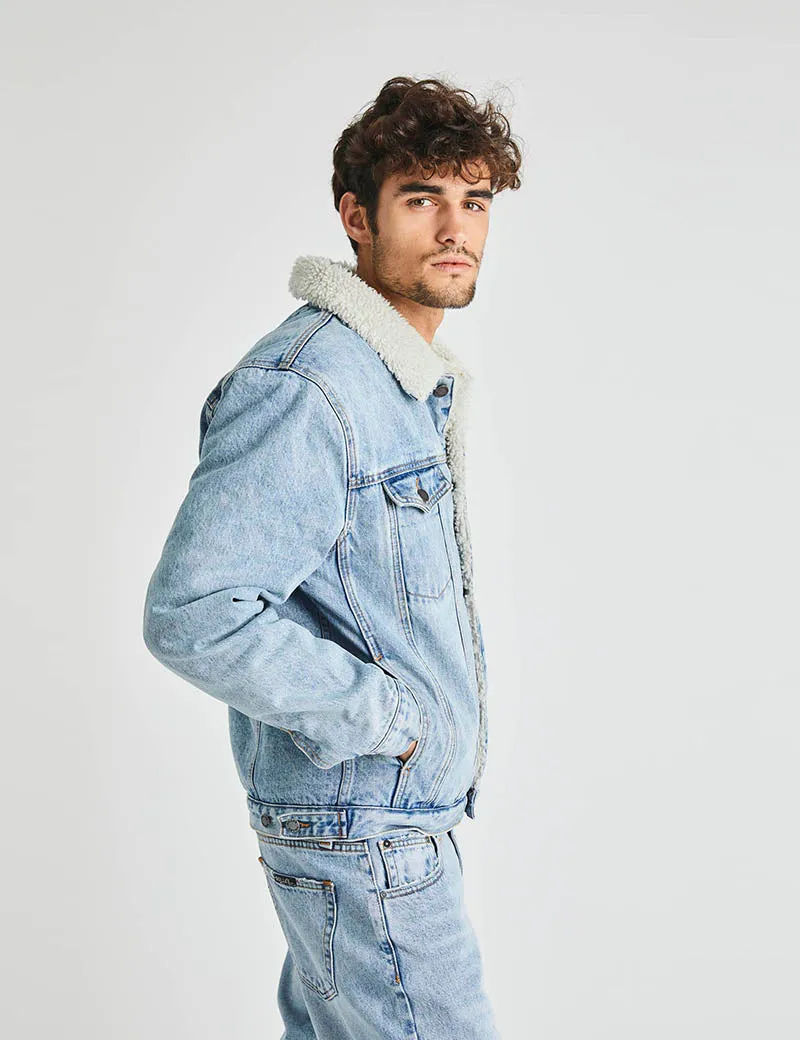 Rollas MENS DENIM SHERPA - ORIGINAL STONE