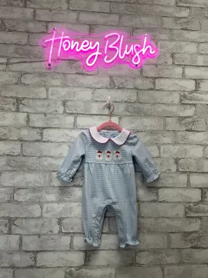 Santa Girls Romper