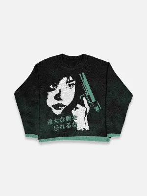 SECRET AGENT KNIT SWEATER