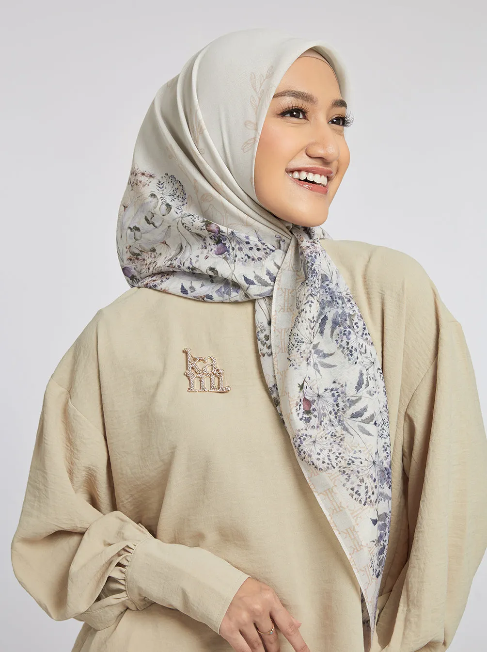 SENARA SIGNATURE SCARF BLUSH