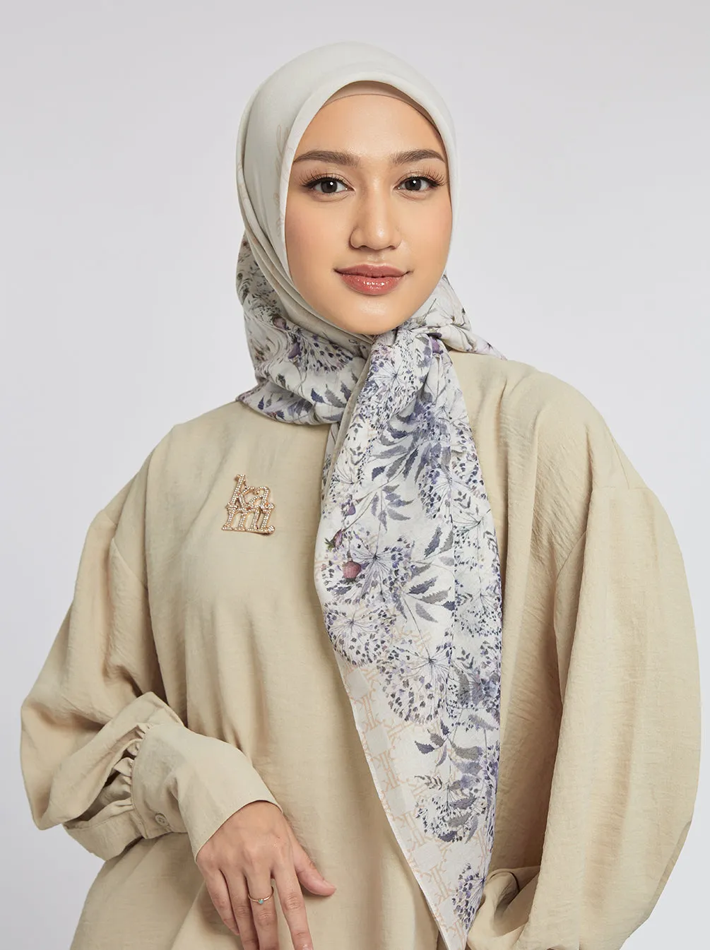 SENARA SIGNATURE SCARF BLUSH