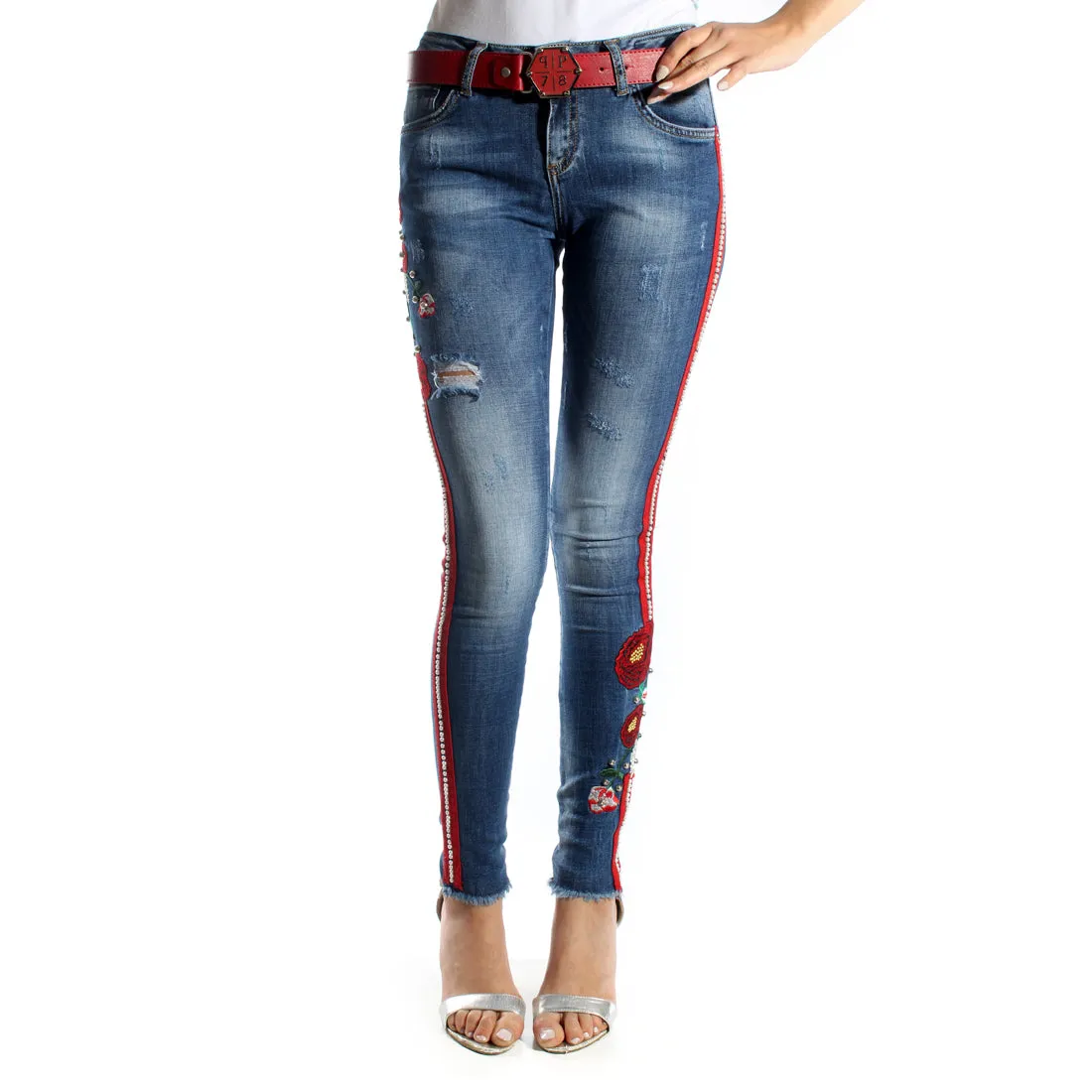 Skinny Jeans/ blue/ cotton/ made in Turkey -3461