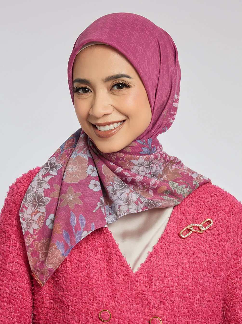 SONALI SIGNATURE SCARF MAGENTA